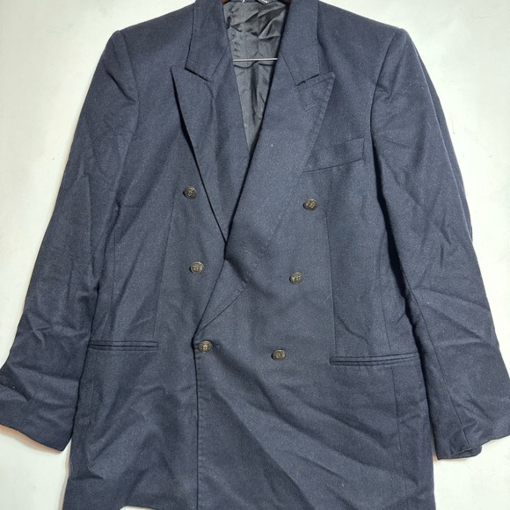 Wool Vintage Carven Midnight Black Blazer